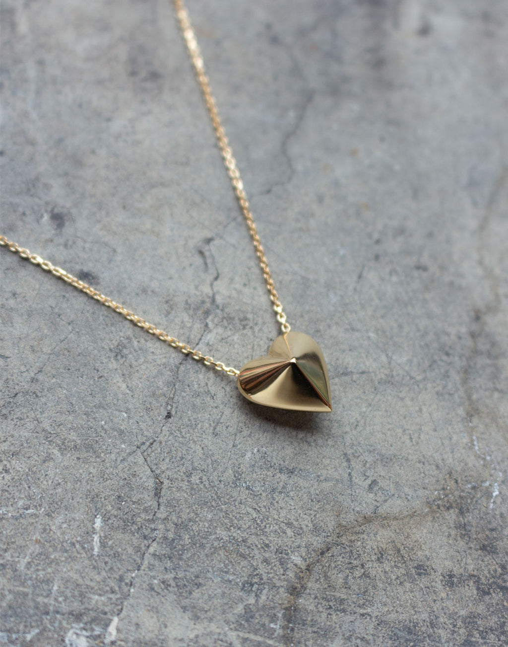 Hearts Stud Necklace
