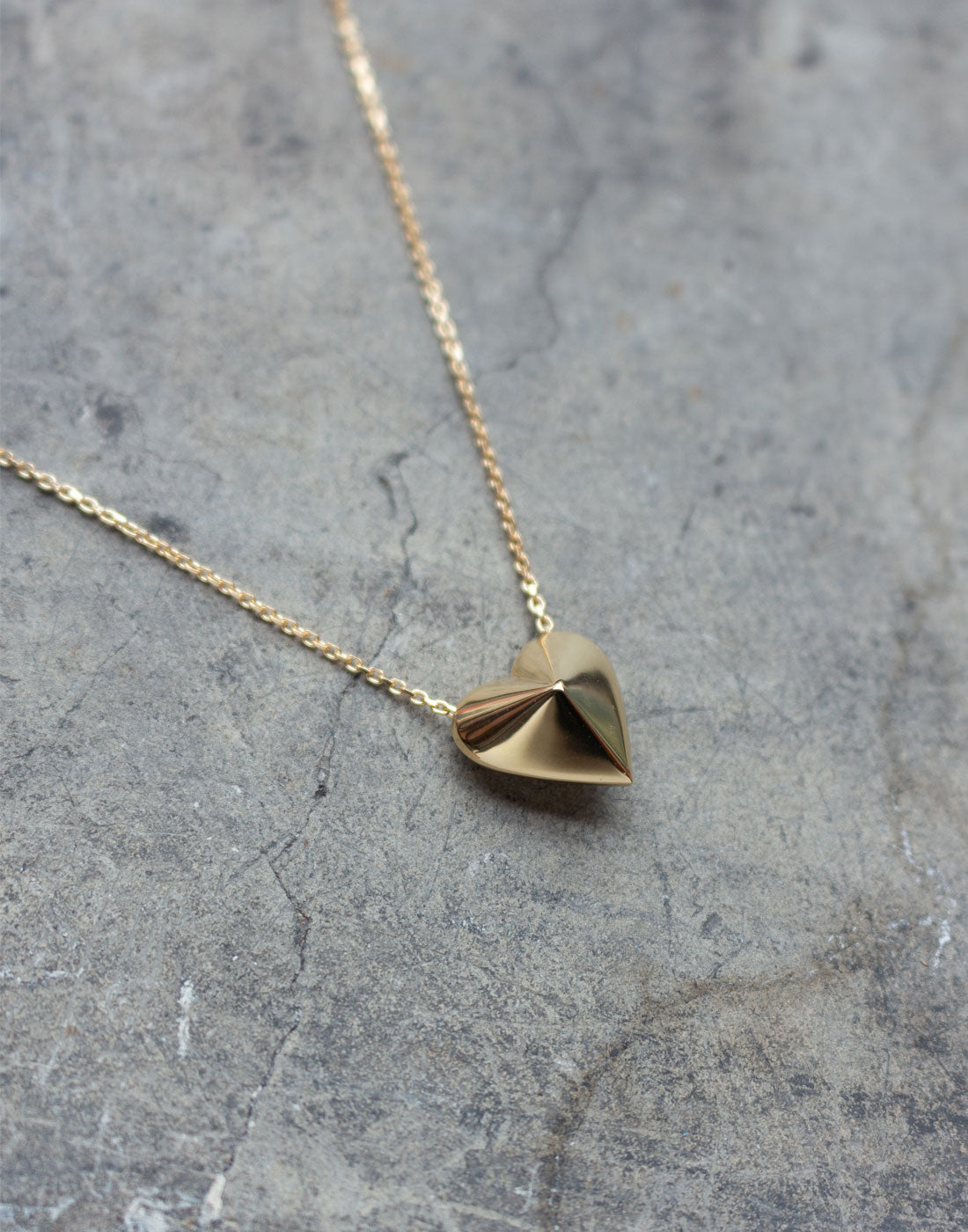 Hearts Stud Necklace
