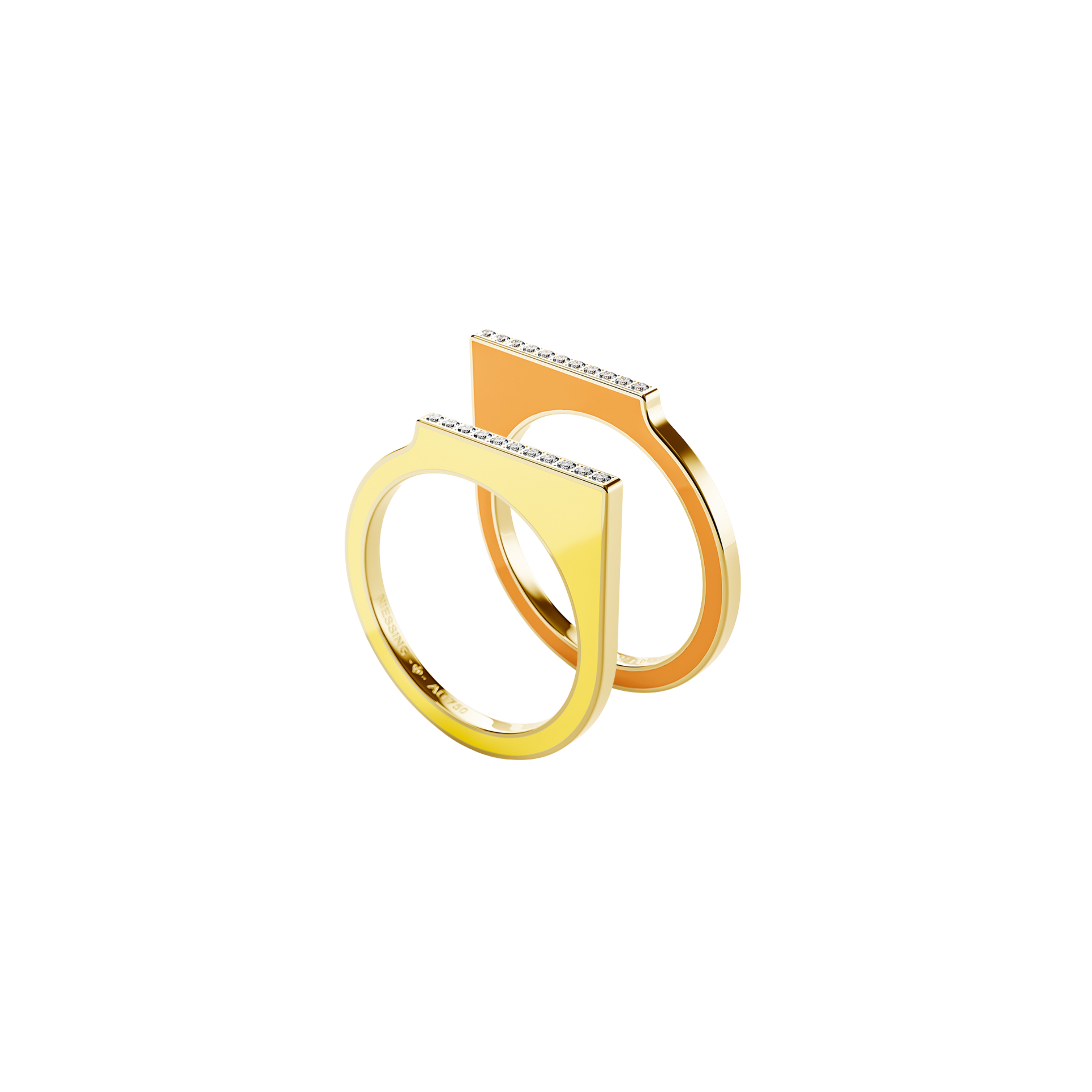 Setario Square Diamond Ring