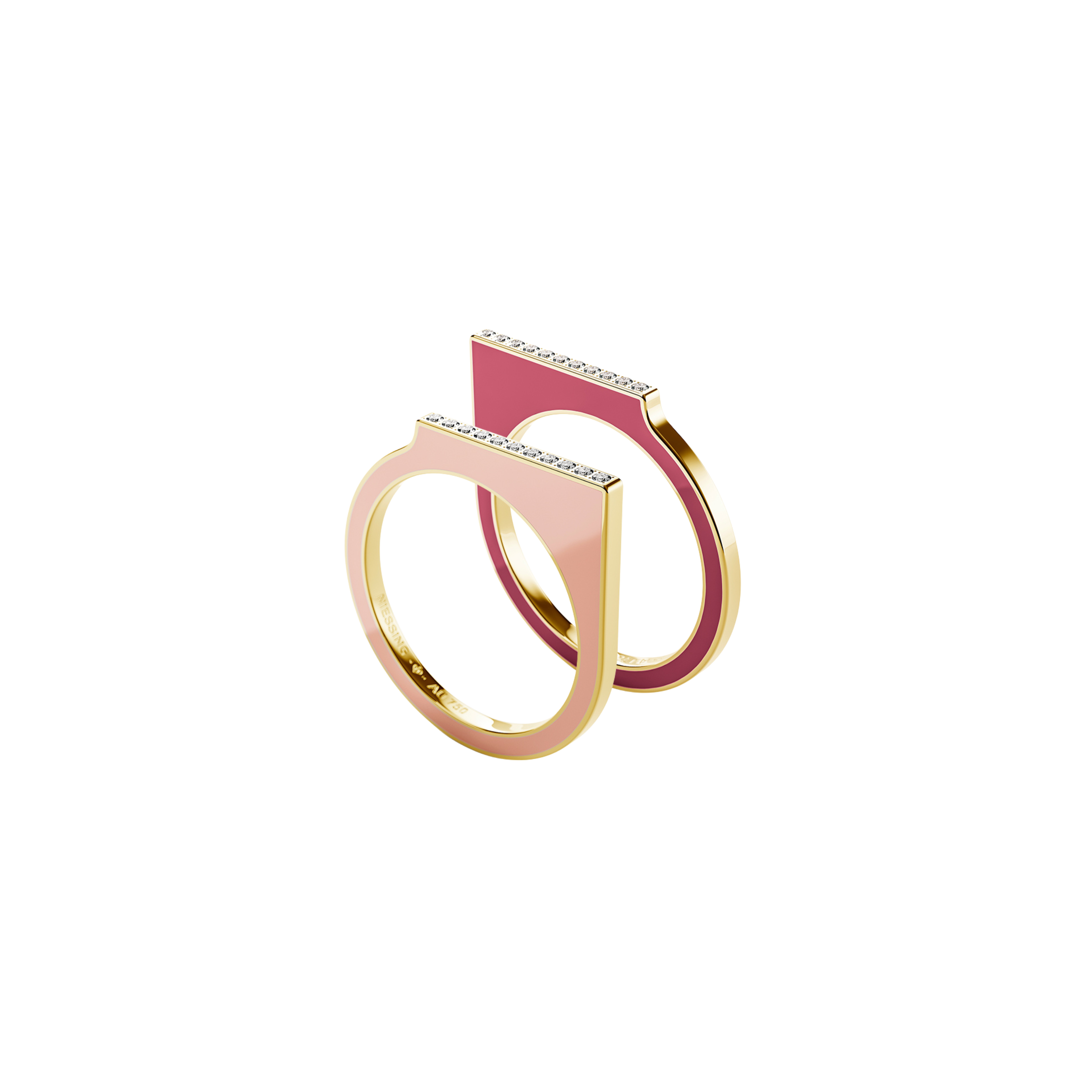 Setario Square Diamond Ring