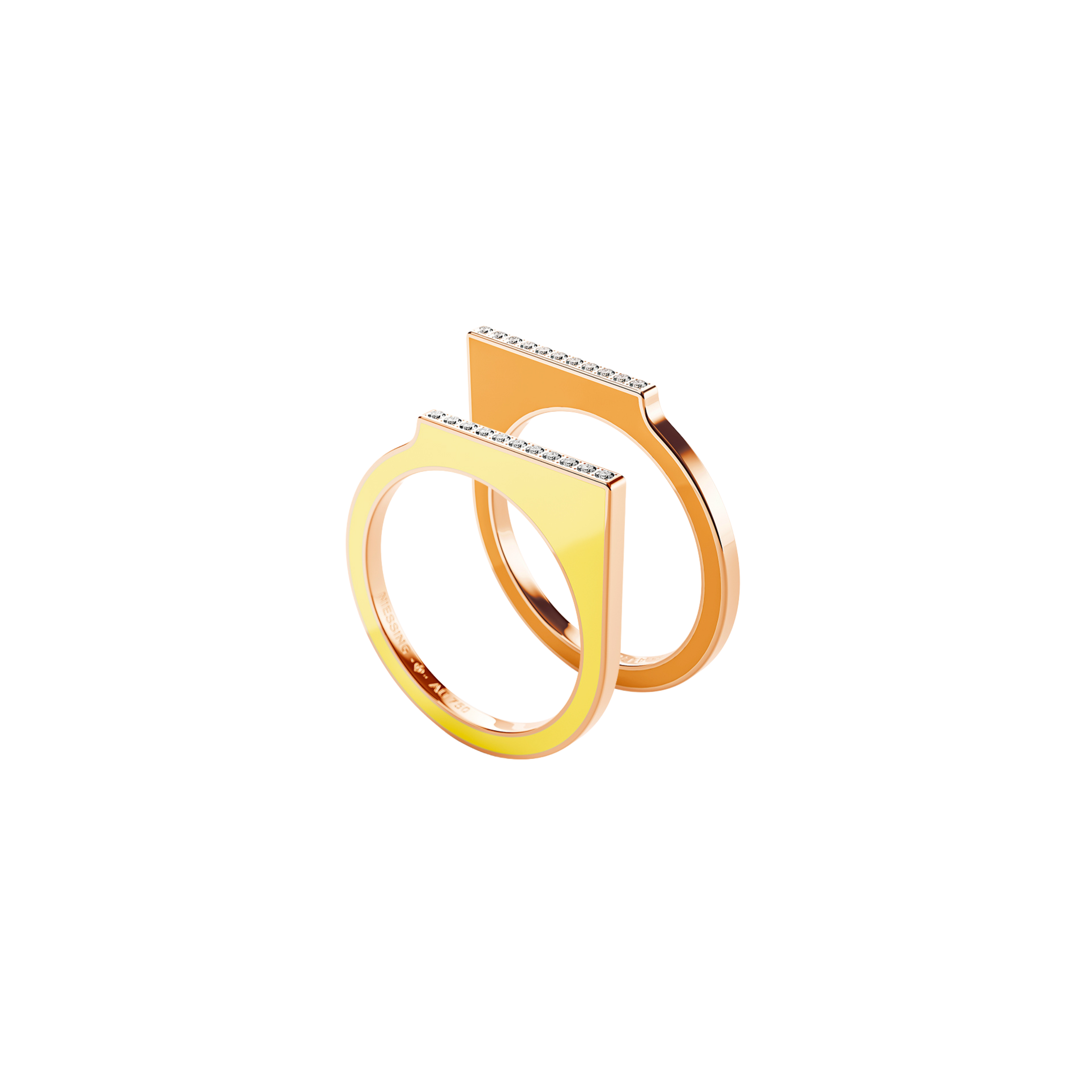 Setario Square Diamond Ring