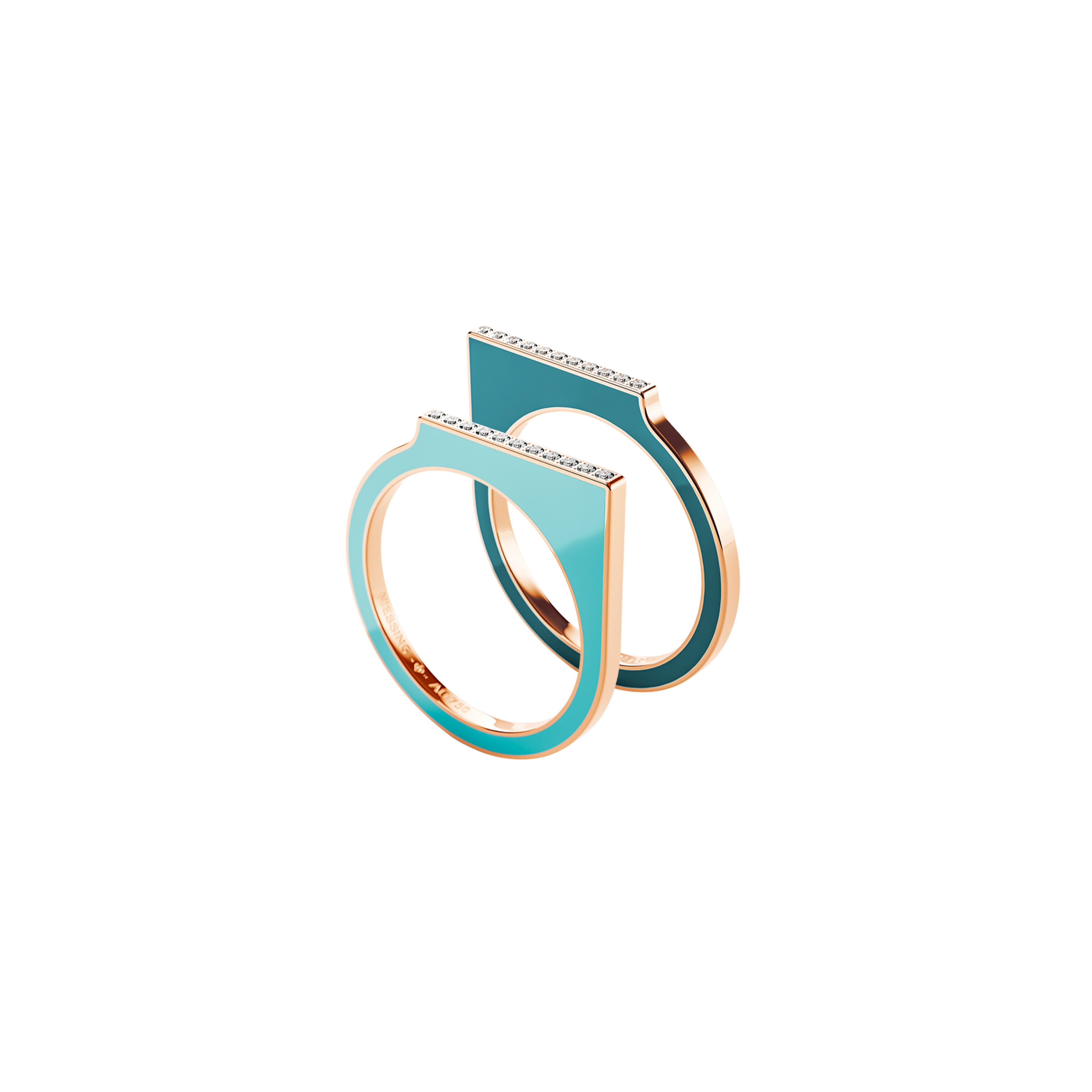 Setario Square Diamond Ring