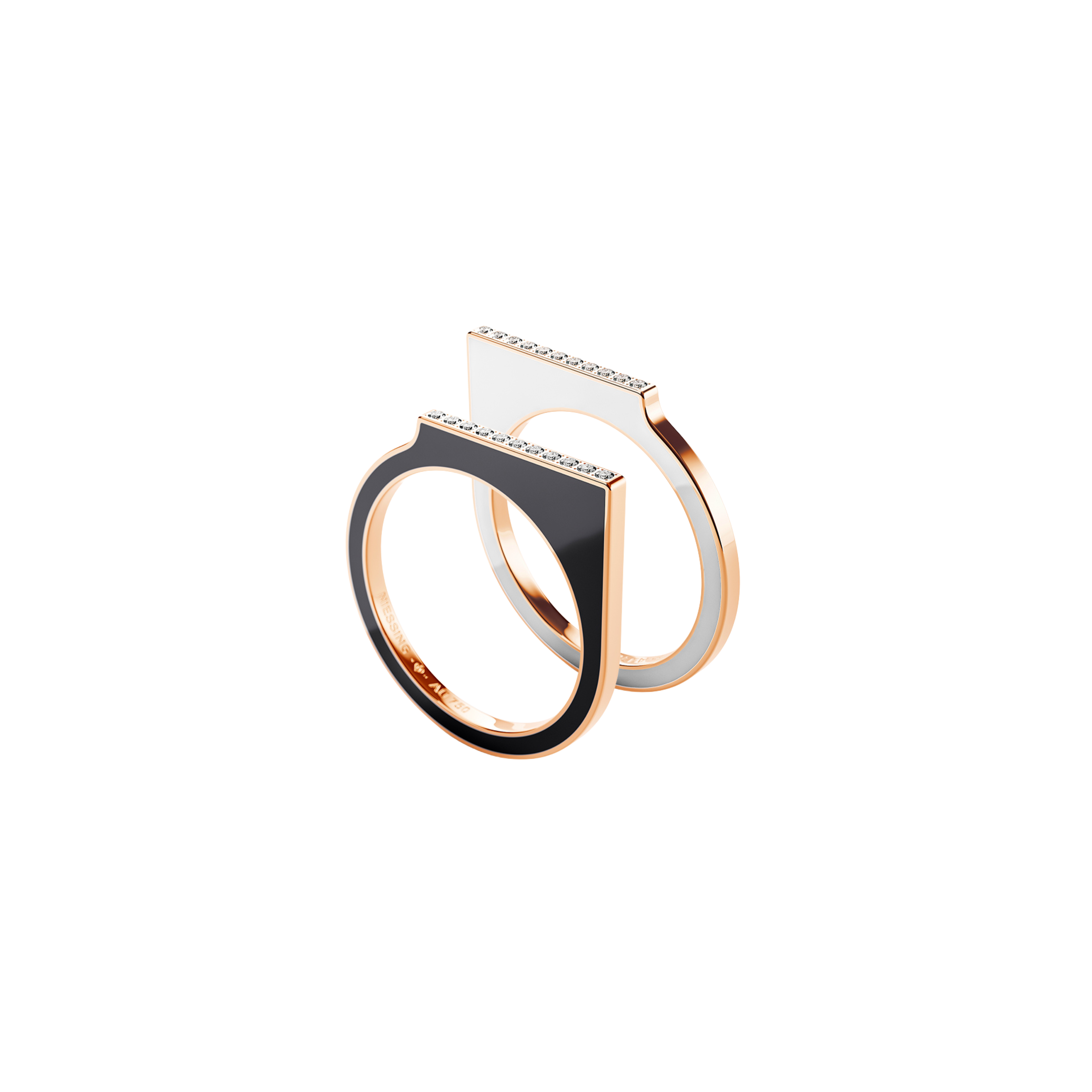 Setario Square Diamond Ring