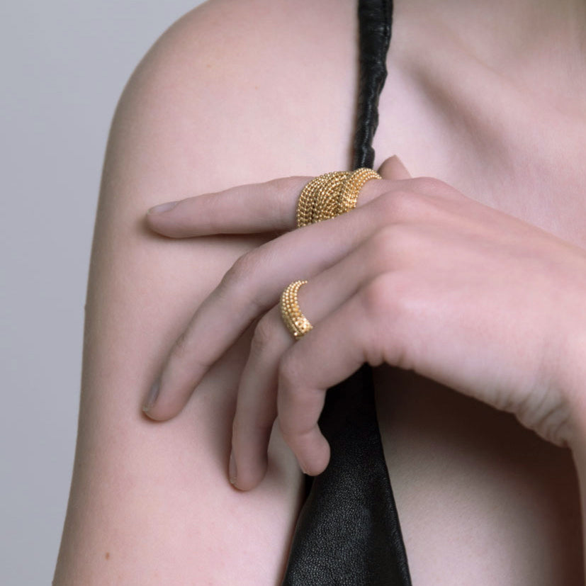 Short Fringe Ring