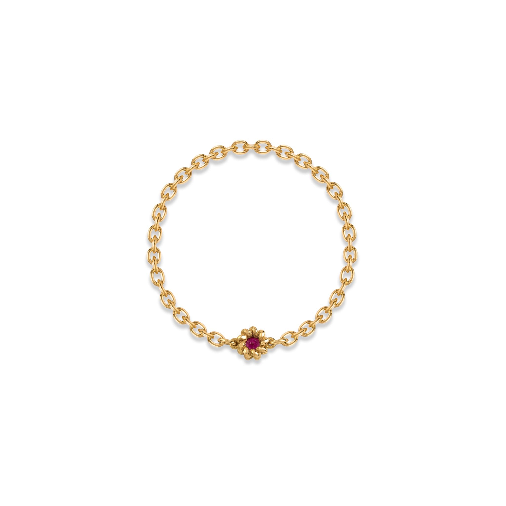 Anel Mundi Chain Safira