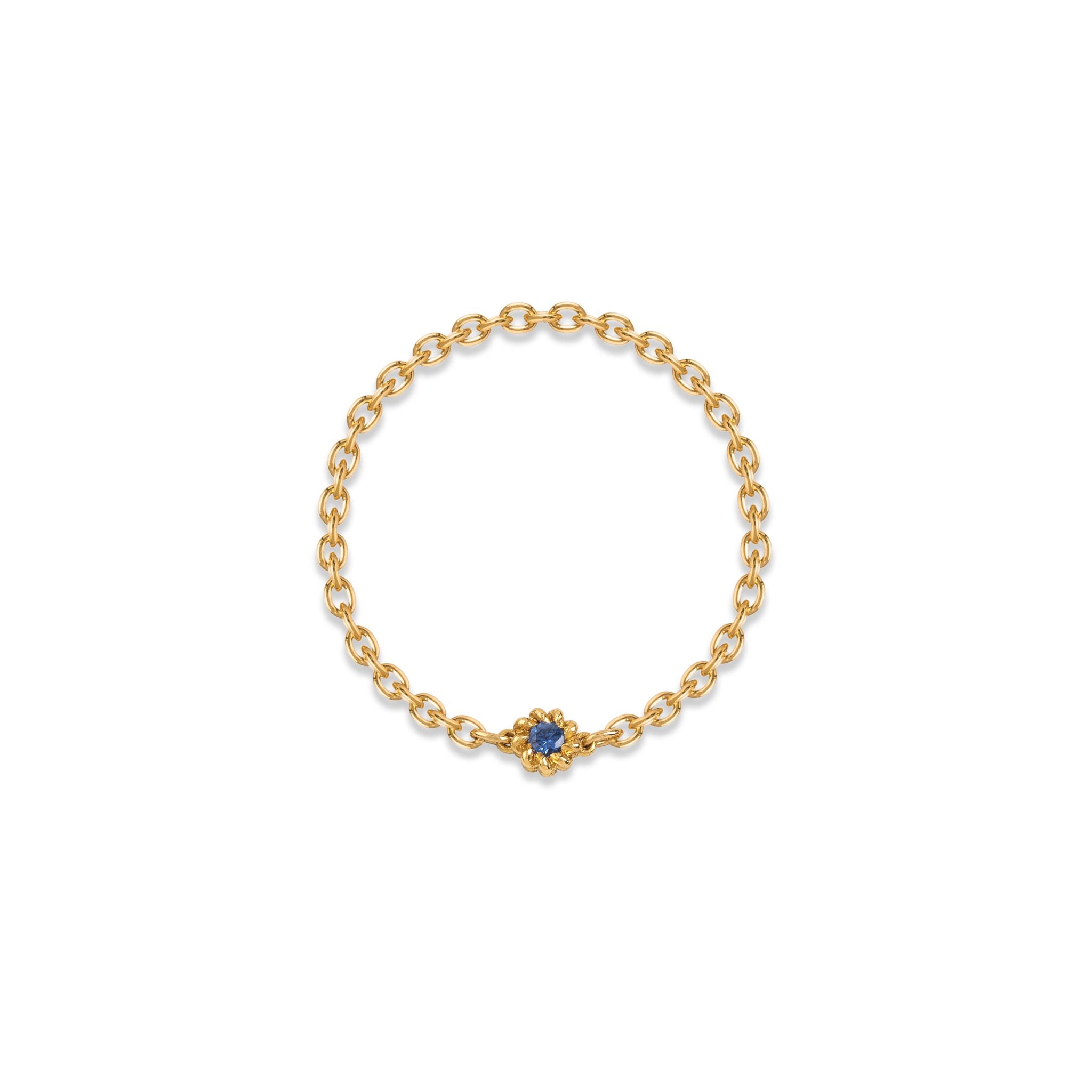 Anel Mundi Chain Safira