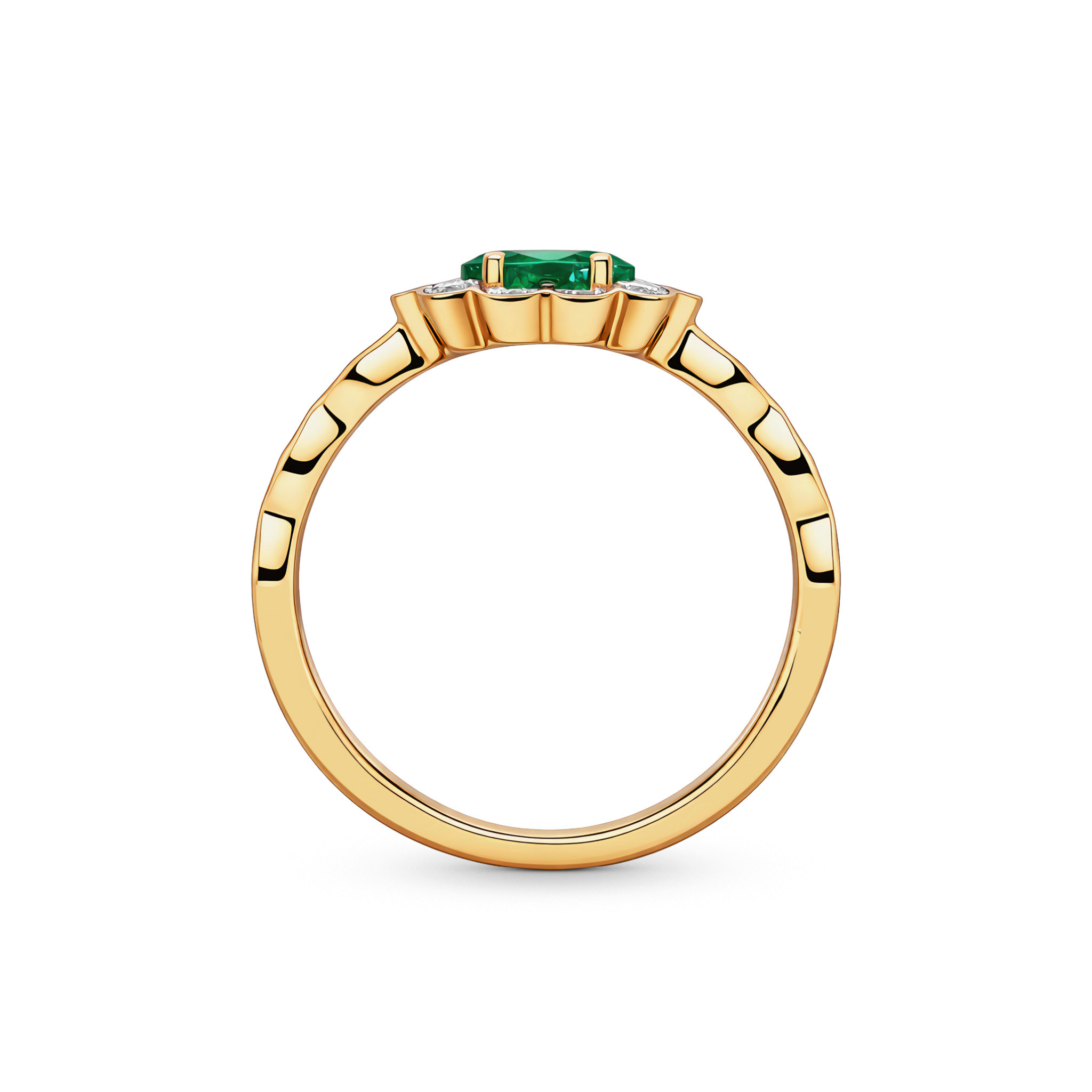 Anel Viena Esmeralda