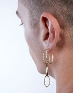 Club Loop Oval Earring