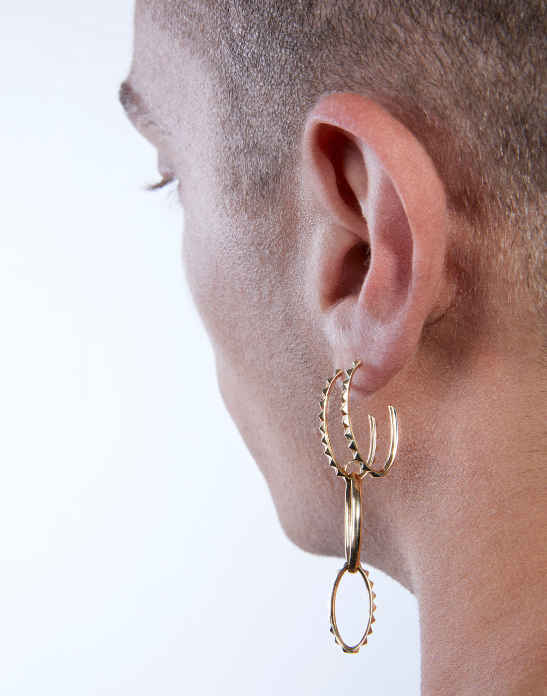 Club Loop Oval Earring