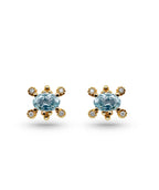 Brincos Mundi Dots Blue