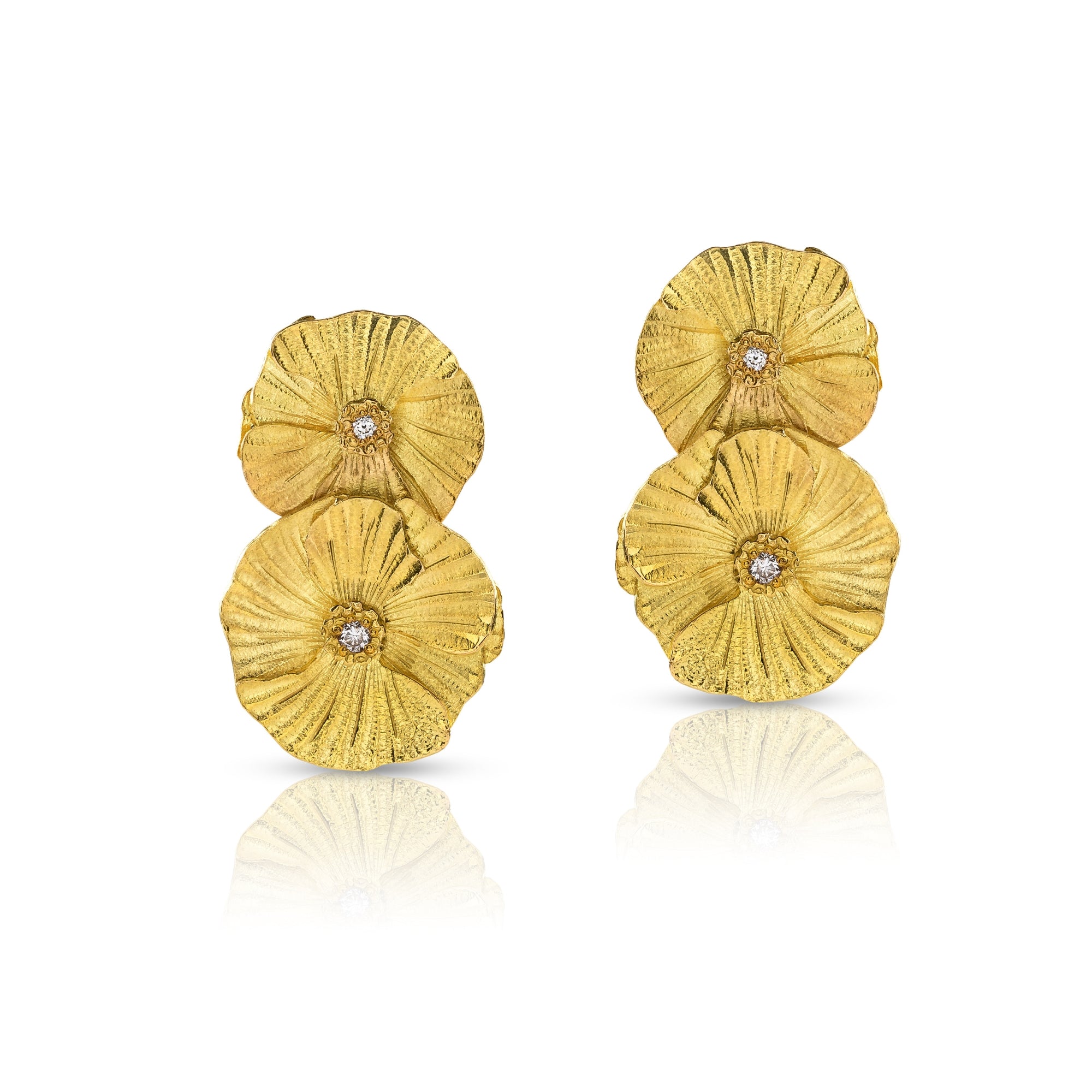 Double Poppy Earrings