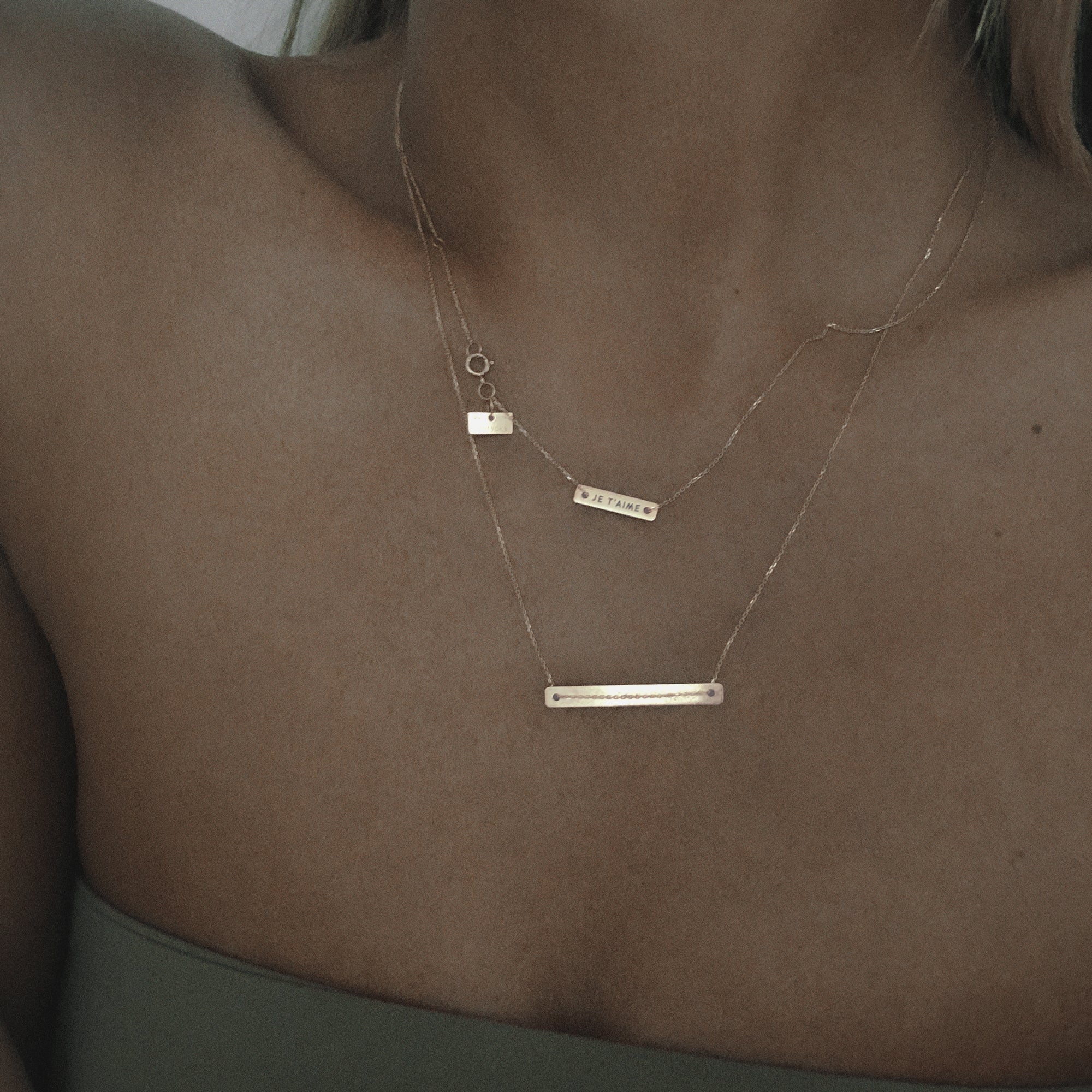 Je t'aime Bonnie &amp; Clyde Necklace