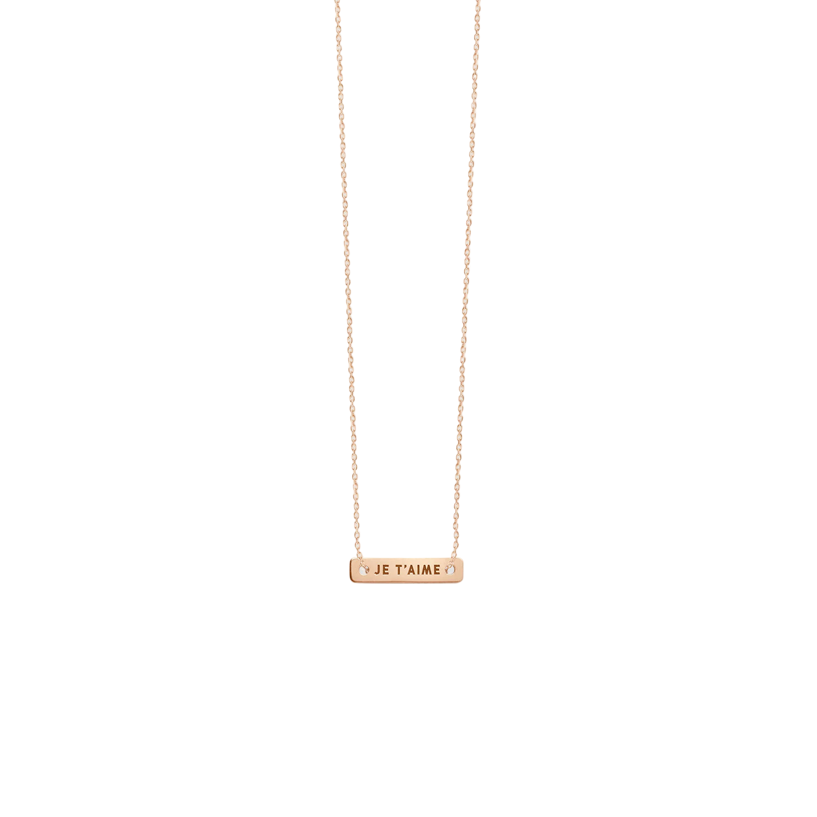 Je t'aime Bonnie &amp; Clyde Necklace