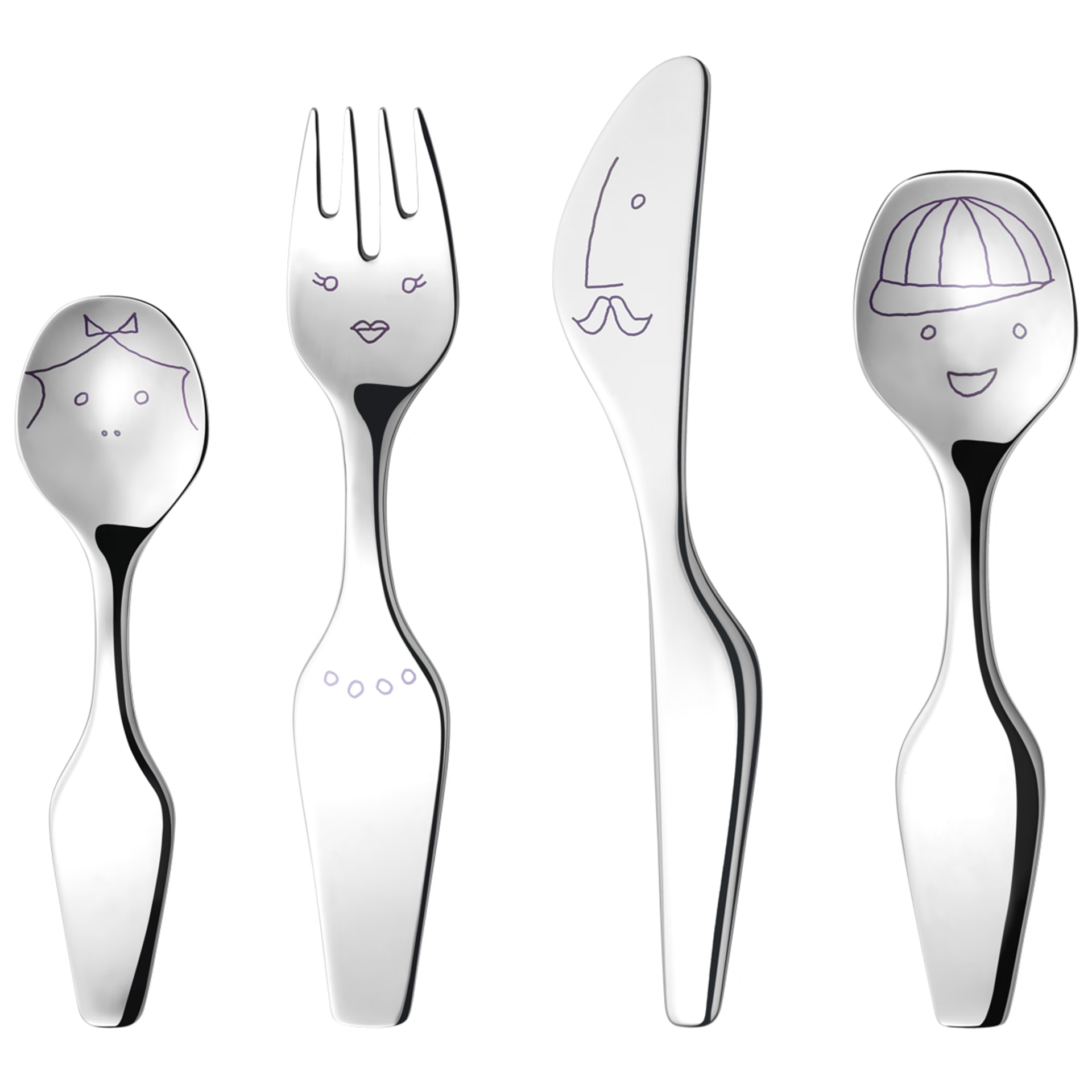 Alfredo Twist Family Cutlery Set