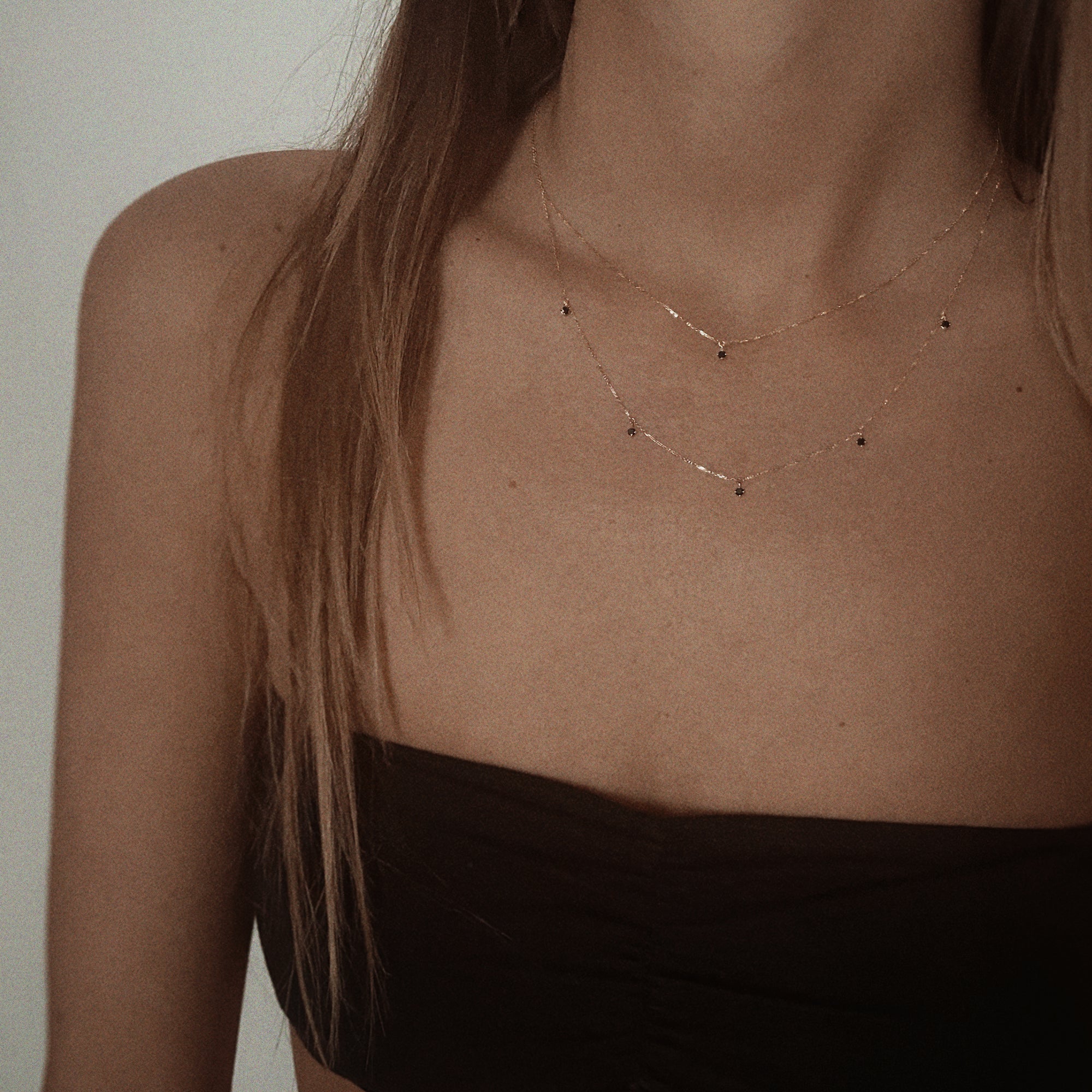 Stardust Black Diamond Choker