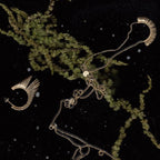 Guitar Full Moon Necklace