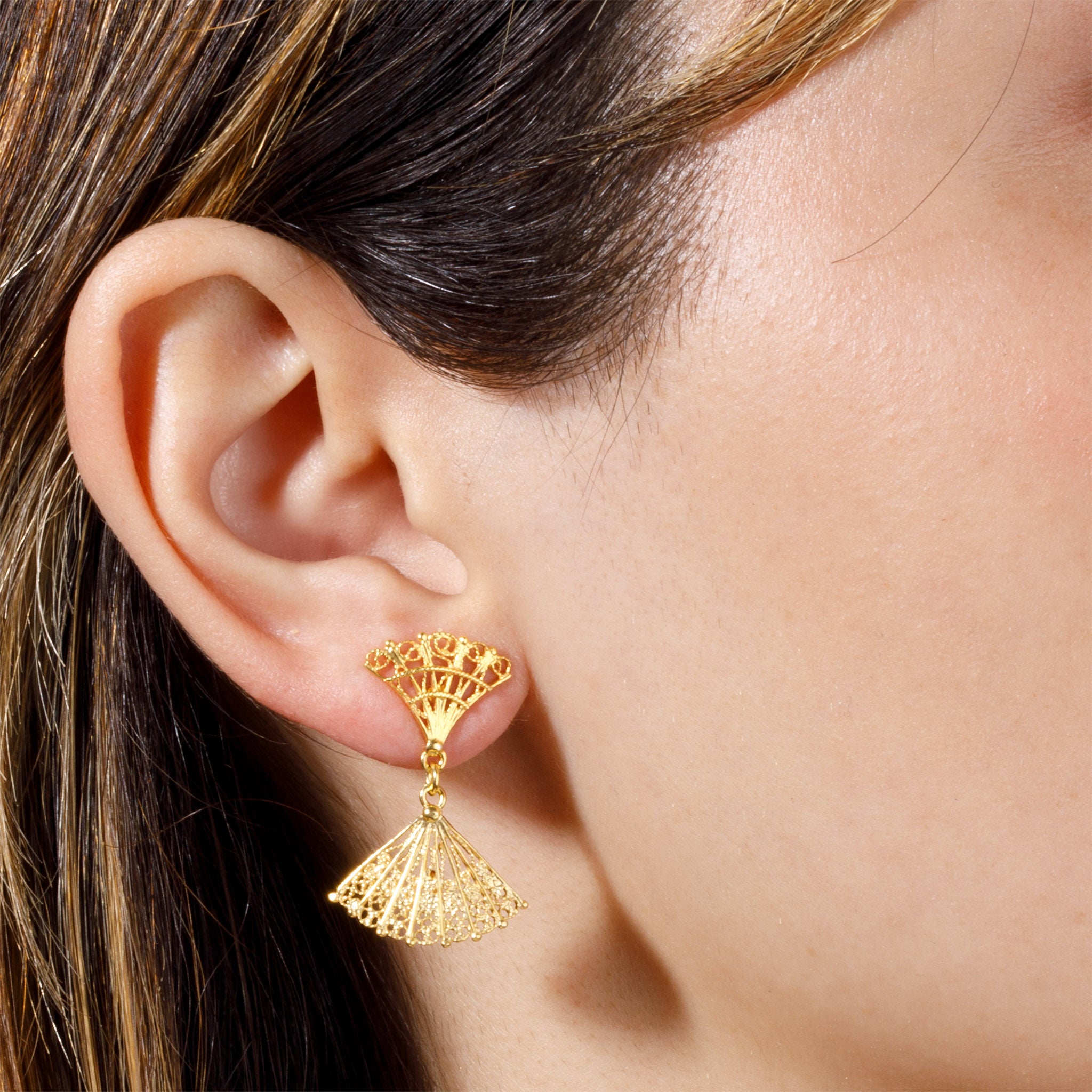 Fan Earrings