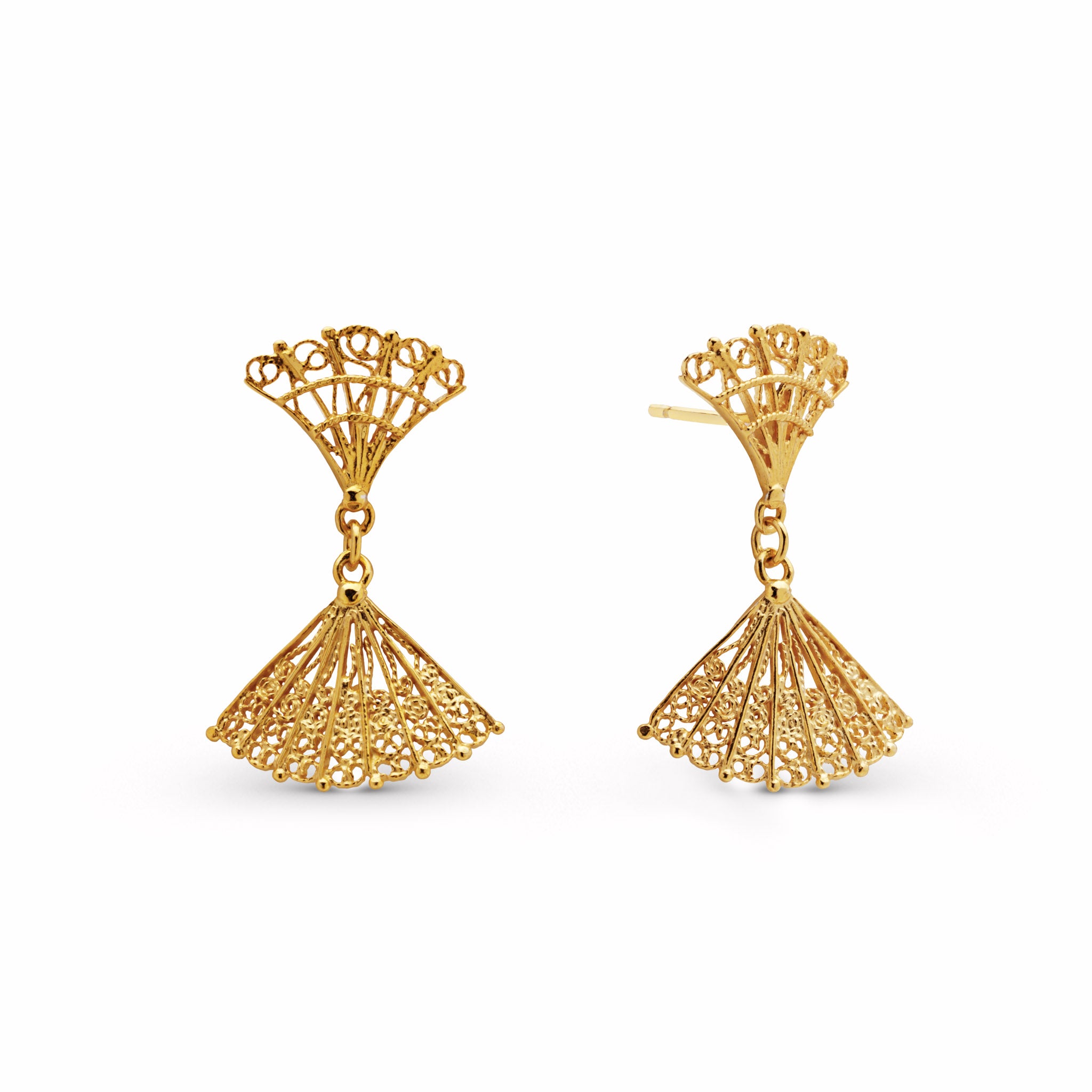 Fan Earrings