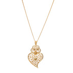 V Embroidered Pendant
