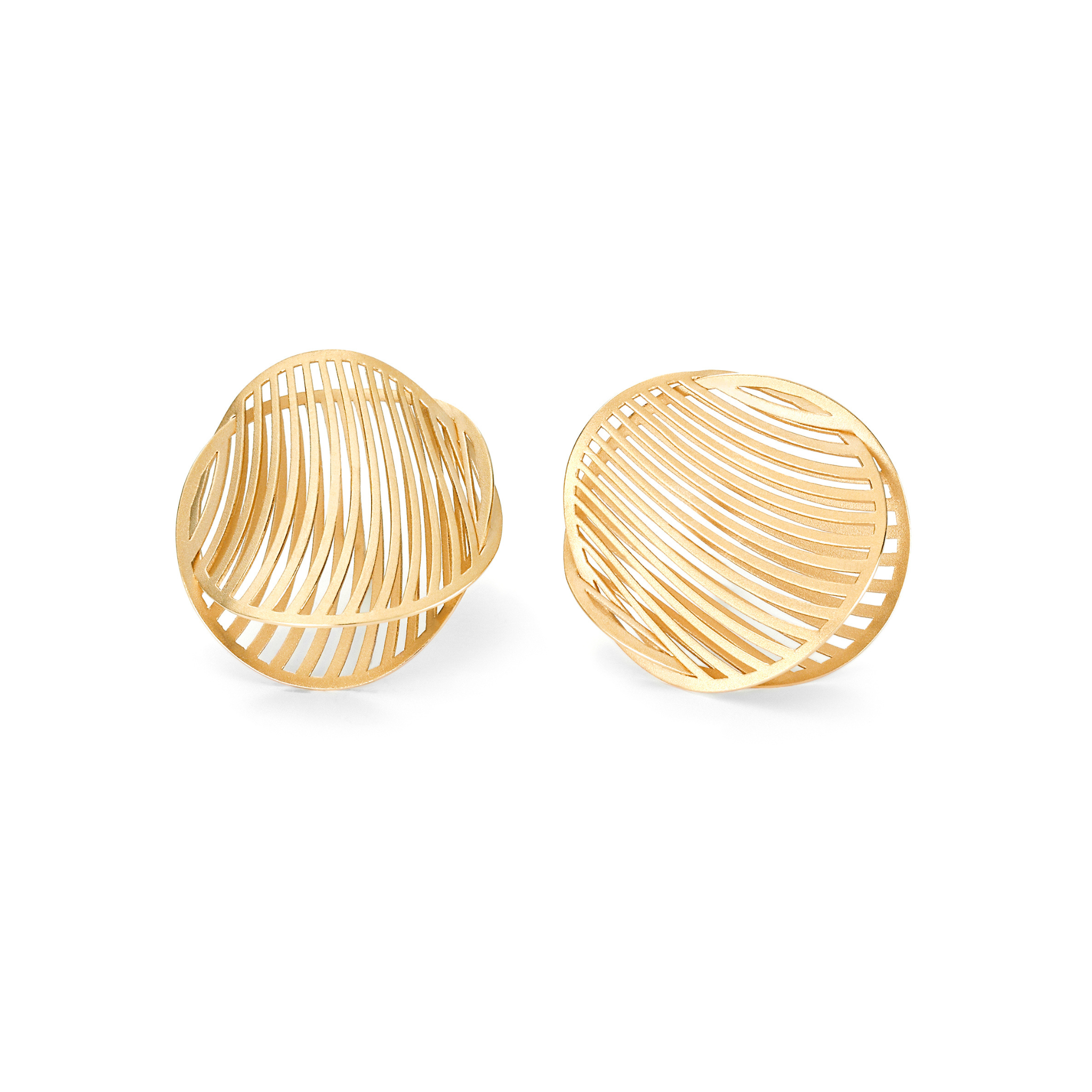 海市蜃楼圆形耳环