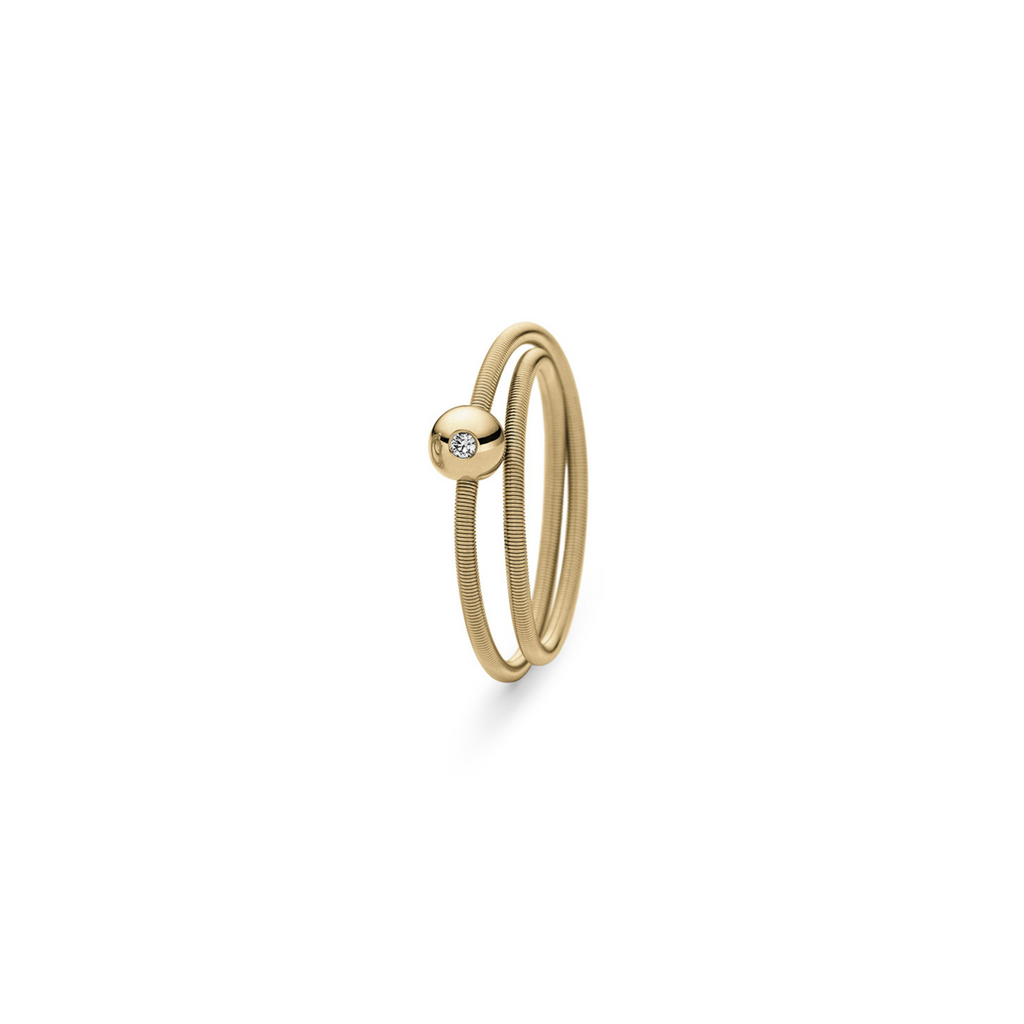 Colette 戒指 - 2 圈镶钻