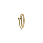 Colette 戒指 - 2 圈镶钻