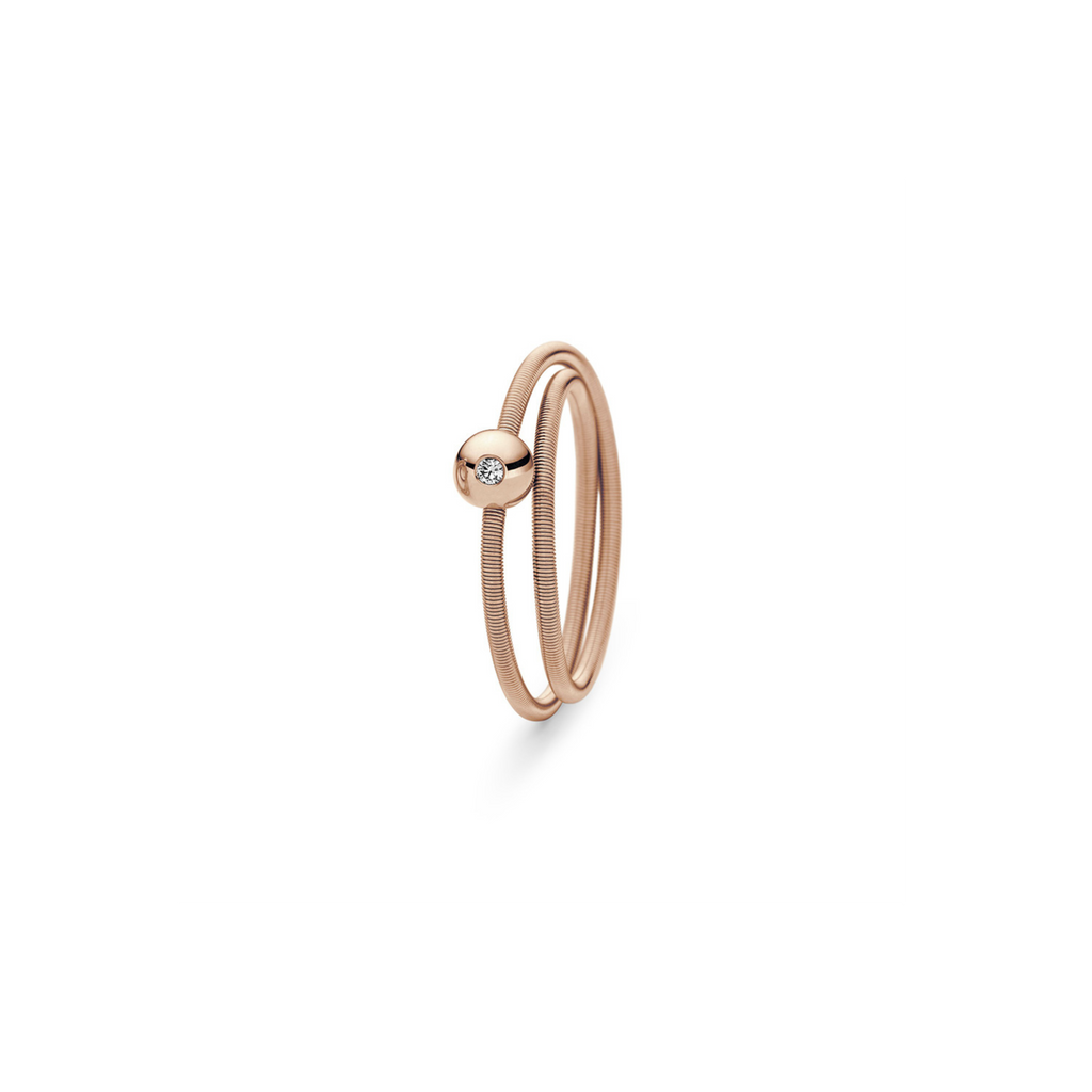 Colette 戒指 - 2 圈镶钻