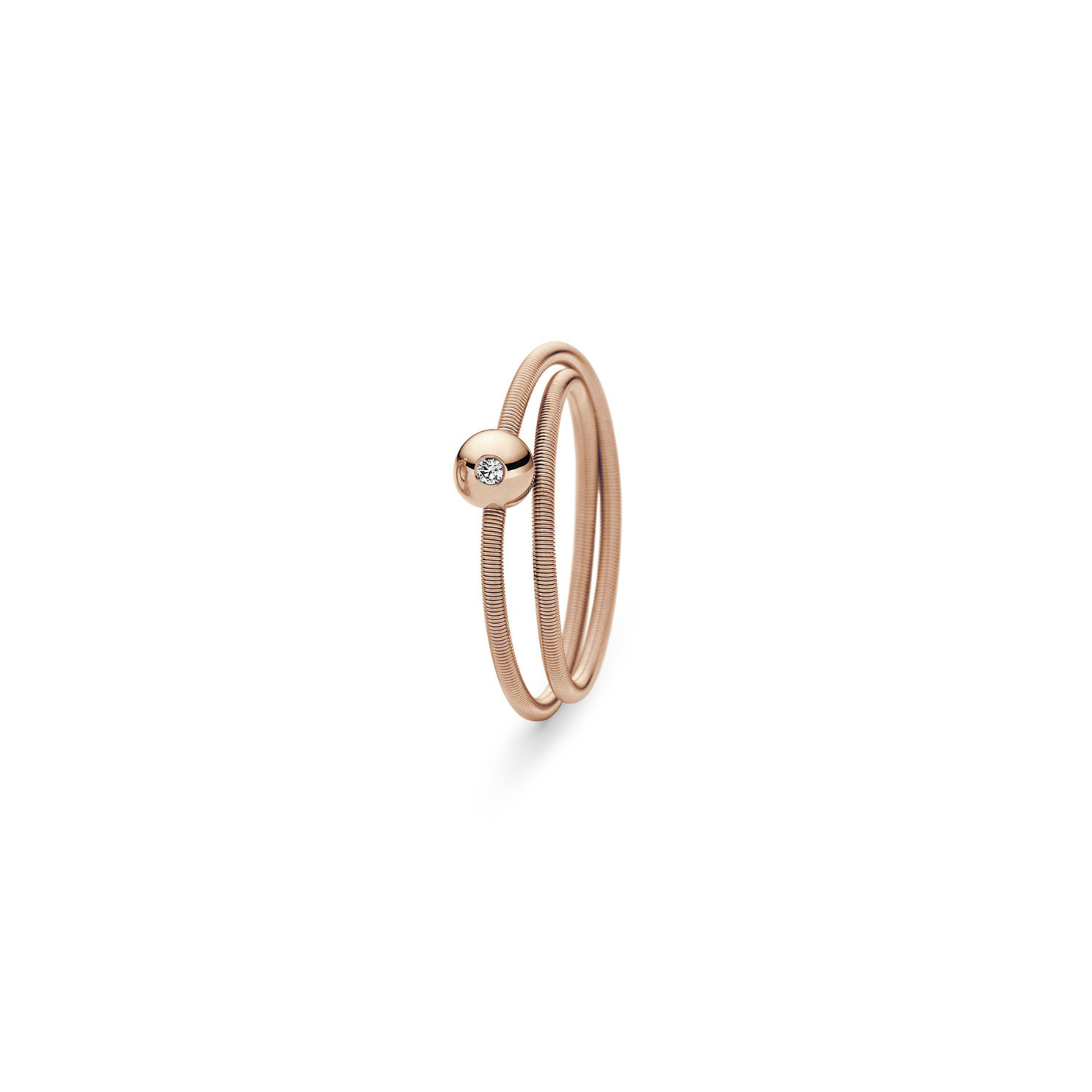 Colette Ring - 2 laps with diamond